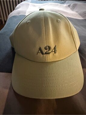A24 Logo Men's Baseball Cap in Light Green